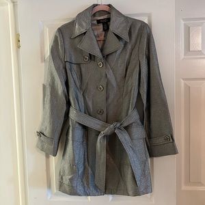 Silver shimmer Pea Coat